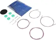 Knitting Needles, Circular Knitting Needle Set, Interchangeable, Versatile for Household Use