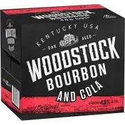 Woodstock Bourbon & Cola Bottle 660mL