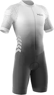 [VOXCAUTQ] Triathlon Suit Men's Trisuit One-Piece Cycling Jersey Padded Polyester L Type 10