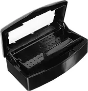 Healvian Box Thermometer Box sterilizer Storage Organizer tweezer sterilizer Tray Plastic sterilizer Tray Plastic Tweezers Organizer for Tweezers Tool Nail