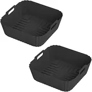 Airfryer AF180 Accessories for Ninja Foodi Dual Drawer AF140 180 UK AF141 AF181, Silicone Mold for Ninja Hot Air Fryer AF140UK Oven Microwave, Better Than Disposable Paper Liner