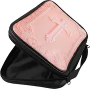 CAXUSD Vintage Appeal Bible Case Large Storage Bible Protector Book Cover Protector Home/church/travel