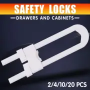 Baby Safety Lock Child Kids U-shaped Drawer Door Cabinet Cupboard Lock AU Stock