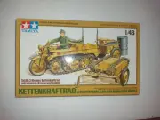 1/48 German Kettenkraftrad w/Infantry Cart Goliath Vehicle Tamiya 32502