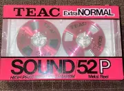 TEAC Sound 52P Blank Cassette Tape, Reel to Reel, Pink, Sealed