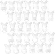 SAFIGLE 30Pcs Eyelash Brush Transparent Eyelash Extension Tool for Perming and Crafting for Salon and Home Beauty Use Graft Eyelash Accessories