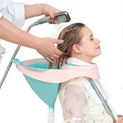 Aiducho Portable Hair Wash Bowl Shampoo Bowl Basin Tub Bathroom Washing Hair Tool For Pregnant Women Elderly Kids Nursing Care Home Spa Ns2
