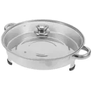 Grilled Fish Plate Stainless Steel Chafer Pan Buffet Dishes Storage Holder