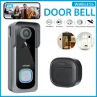 ieGeek 2K Smart Wireless WiFi Video Doorbell Camera Intercom Security Camera SD