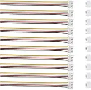 ATNSINC 10PCS JST XH2.54 XH 2.54mm Wirecable Connector 2/3/4/5/6/7/8/9/10 Pin Pitch Male Female Plug Socket 20cm Wire Length 26AWG (4Pin)