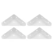 4 Pcs Fixed Bracket Bed Edge Brackets Triangular Fastener Desk Support