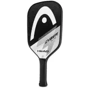 HEAD Cyber Elite Pickleball Paddle Fiberglass Surface Black/White Color Begin...