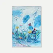 Gardenia - Framed Original Oil Paint On Canvas