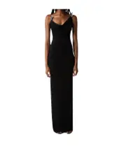 Coperni Washing Clip Gala Dress 36,S,38,M black