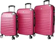 [Dejuno] Impact New Generation Hardside 3-Piece Spinner Luggage