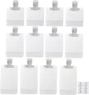 Healeved 1 Set Leakproof Travel Bottles Squeeze Cosmetic Containers for Toiletries Travel Business Trips Includes Labels for Easy Identification