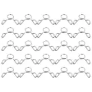 25 Pcs Fuel Line Hose Tubing Spring Clips 5mm Water Pipe Spring Clip Clamps
