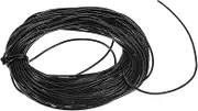 Hoement Cowhide Rope DIY Handmade Cords for Jewelry Making Rope for Necklaces Earrings Crafts Black