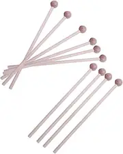 MINAOLULUS 10Pcs Drumsticks Percussion Mallets for Early Music Education Lightweight Instrument Parts Suitable for Easy Use