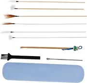 PERSELOSO 1Set Ear Wax Removal Kit Ear Cleaning Tools Removal Safe and Comfortable Ear Cleaning Experience Includes Goose Hair Tools