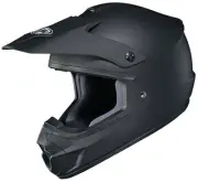 Matte Black HJC CS-MX II Solid Helmet - Lg