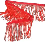 DOITOOL Fringe Trim Tassel Lampshade Edge Decor Lantern Bottom Trim Polyester Fringe for Decor Elegance Enhancement