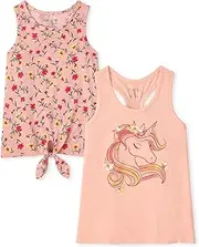 [The Children's Place] 2 Pack Girls Tie Front Tank Top 2-Pack