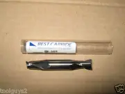 BEST CARBIDE 2 FLUTE UNIVERSAL APPLICATION 1/16" DOUBLE END STUB END MILL"NEW"