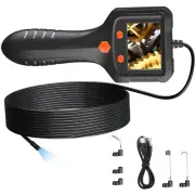 New LED HD Handheld Industrial Borescope Endoscope 2.4" Inspection Snake Camera