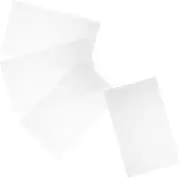 CHICAMPERA 5pcs Clear Plastic Currency Holders with Rigid Design for Protection Easy Sorting and Identification of Commemorative Banknotes Money Sleeves for Collectors