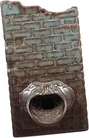 Toddmomy Fountain Flowing Water Clay Pot Trim Decor Indoor Fountains & Accessories Mini Phone Basket Tabletop Station Fastener Tape Air Miniature Stuffer Waterfall Fountain Indoor Ceramics