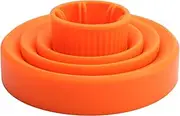 Collapsible Hair Dryer Diffuser Portable Universal Orange Protective Casing for Hair Dryer