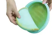 Kitchen 6-Inch Round Silicone Non-Stick Cake Baking Mold Set-Green