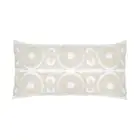 Bambury Home Decor Decorative Philippa Rectangle Cushion Pebble Cotton Woven