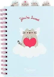 Grupo Erik Pusheen A5 Project Notebook With 4 Dividers | A5 Notebook With Dividers, Project Planner, Notepad A5 | Pusheen Gifts, Pusheen Stationery, Pusheen Cat