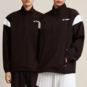 YONEX 24F/W Unisex Oversized Anorak Windbreaker Jacket Dark Brown NWT 245JJ004U