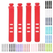 4Pcs Silicone Cable Winder Earphone Data Line Keyboard Cable Cord Organize