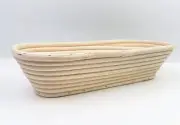 Birnbaum Oval Wooden Coiled Wicker Proofing Basket Bread Form 9 1/8″ X 5 1/2″