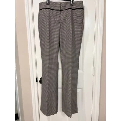 Ann Taylor NWT Julie Fit Bootcut Houndstooth Pant Sz 10