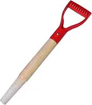 Leefasy Wooden Handle Replacement Handle Multiuse Se Handle Spade Handle,Gardening Tool for Household Digging Backyard Decoration, 46cm