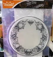 Remo TT-0814-AX-T01 - 14" Tattoo Skyns Skulls Ambassador X Skyndeep Drum Head