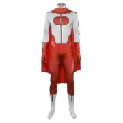 Invincible Omni Man Mark Nolan Cosplay Costume Jumpsuit Cloak Outfits Halloween Carnival Party Suit Adult Y XS red