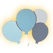 Adorable Decorations LED Night Light - Nursery Decor - {Blue Balloons} Baby Boy