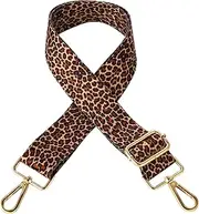 TIESOME Replacement Purse Strap, Adjustable Wide Shoulder Handbag Strap Crossbody Bag Straps Christmas for Women Girls Leopard Print