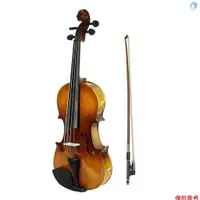 在飛比找蝦皮商城精選優惠-4/4 全尺寸原聲 EQ 電動小提琴小提琴套件實木雲杉面板帶