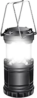 LED Camping Lantern | LED Camping Light - Battery Powered Lighting Foldable Power Outage Survival Kit for Night Fishing Backpacking Tent Travel Disaster Storm Indoor Beach Truck Patio Backyard