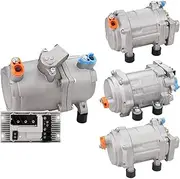 A/C 12V 24V 48V Electric Compressor Set For Auto AC Air Conditioning Car Truck Bus Boat Tractor Shop Automobile Aircon(Q-48V)
