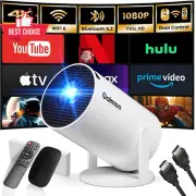 Mini Projector 1080P 4K Support WiFi Bluetooth Portable Auto Keystone HDMI Mouse