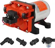 [SEAFLO] 43-Series Water Pressure Diaphragm Pump - 12V DC, 3.0 GPM, 55 PSI with Adjustable Pressure Switch, Self-Priming, UL & CSA Certified, Quick Attach - For RV, Boat, and Off-Grid Applications