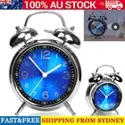 Twin Bell Alarm Clock Vintage Retro Loud Clocks with Night Light Battery Bedside